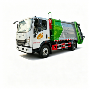 Promotion Sinotruk Howo Hanjiang Camion Compacteur à Chargement Arrière 8 m³ 4x2 LHD RHD Euro3 Euro5 pour la Collecte des Déchets Municipaux - Product Image 3