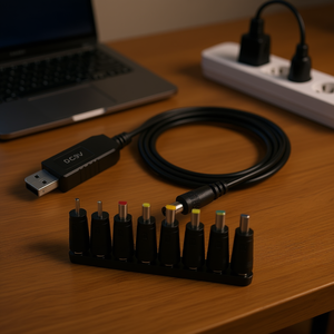 USB 5V <b>DC</b> 9V Power <b>Adapter</b> Converter Cable 8 Connectors 5.5mm X 2.5mm Step <b>Adapter</b> Connectors Product <b>Adapters</b> Connectors - Product Image 3