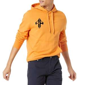 เสื้อฮู้ดแบบสวมหัวของผู้ชายผ้าคอตตอน100% พิมพ์ลายซิลค์สกรีน - Product Image 2