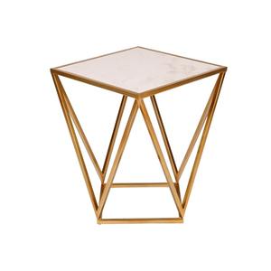 Mesa de Centro de Diseño Premium con Tapa de Mármol y Base de Metal, Mesa de Café Redonda de Calidad Superfina con Base Pesada - Product Image 6