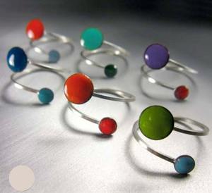 Awesome Quality Larimar Smooth Round 10mm Gemstone Brass Silver Plated <b>Thin</b> Band <b>Ring</b> Handmade Women Wedding <b>Ring</b> For Her Gift - Product Image 3