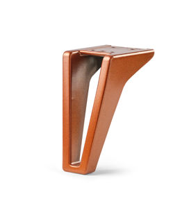 ขาเฟอร์นิเจอร์รูปตัว T รุ่น Rio Leg ขนาด 18 ซม. ผลิตจากพลาสติก ABS สีบรอนซ์ แข็งแรง ทนทาน ทันสมัย ป้องกันรอยขีดข่วน เหมาะสำหรับเตียง โซฟา โต๊ะอาหาร โรงแรม และโรงงาน - Product Image 1