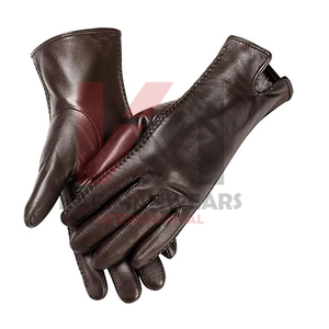 Gants de cérémonie en cuir d'agneau véritable de luxe, ajustement confortable, pour l'hiver et les soirées, vente en gros - Product Image 1