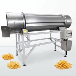 Máquina Automática de Acero Inoxidable para Mezclar Papas Fritas, Tambor Rodillo para Aromatizar Snacks, Máquina Procesadora de Sazonadores - Product Image 1