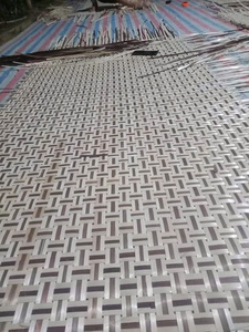 Hoja de cincha de bambú sostenible ecológica Material natural de cincha de bambú tejido a mano para muebles decorativos - Product Image 4