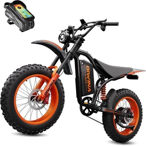 Bicicleta Eléctrica DI WINA de Alta Calidad para Adultos - 3000W/5000W de Potencia Máxima, Batería de 60V 32/36AH, 40/45MPH, 100 Millas de Autonomía, Neumáticos Anchos - Product Image 2