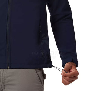 Chaqueta de Invierno Softshell para Hombre KANEKA SPORTS - Ligera, Duradera, Cálida, con Cuello Alto, Ecológica, Transpirable, de Poliéster/Algodón/Nailon - Product Image 4