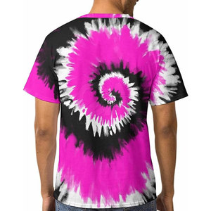 Casual Wear Tie Dye Camisetas Over Size Mejor algodón Poliéster Material Hecho Tie Dye Camisetas - Product Image 2