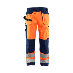 Custom Made <b>Black</b>-Color Safety Pants <b>Hi</b>-<b>Vis</b> Safety Pants High Visibility Reflective Windproof-Protective Safety Pants - Product Image 2