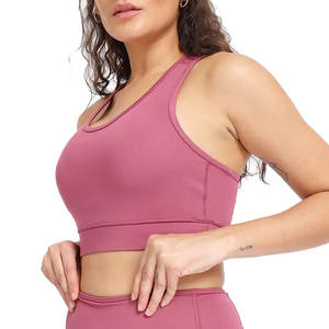 Último Estilo, MOQ Bajo, Sujetador Deportivo para Mujer, Venta Directa de Fábrica, Alta Calidad, Alto Soporte, Ecológico, Transpirable, Frente - Product Image 1