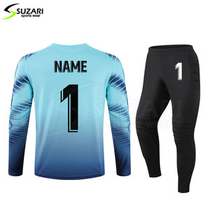 Meilleures ventes de vêtements de football pour les jeunes du service OEM Uniforme de gardien de but à bas prix - Product Image 2