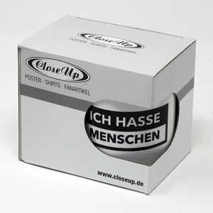 แก้วเซรามิค I Hate People ขนาด 200 มล./400 มล. แบบคลาสสิก ดีไซน์แปลกใหม่ เป็นมิตรกับสิ่งแวดล้อม บรรจุในกล่องเหล็ก พร้อมชุดถ้วยชา เหมาะสำหรับเป็นของขวัญทางธุรกิจ ของแจก - Product Image 1