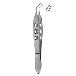 Kelman McPherson pince à tissus 1x2 dents ensemble d'instruments chirurgicaux ophtalmiques plate-forme de liage en acier inoxydable en gros - Product Image 1