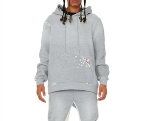 ชุดวอร์มแบบมีฮู้ดและซิปของผู้ชายชุดวิ่งออกกำลังกายน้ำหนักเบาระบายอากาศได้สำหรับฤดูใบไม้ผลิ - Product Image 2