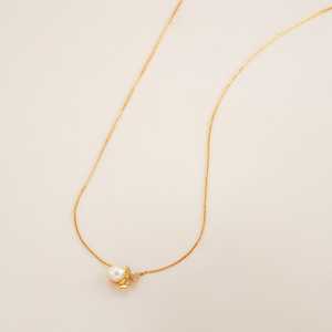 Collier en argent 92,5 avec motif papillon et perle pour cadeau - 191273 - Product Image 2