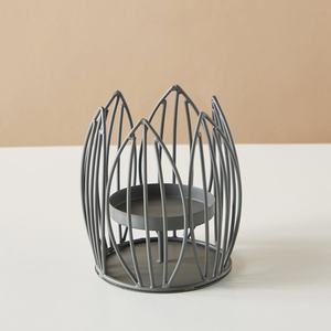 Fournisseur direct d'usine, grand bougeoir pour bougie chauffe-plat, porte-bougie unique pour Noël, lanternes en métal, décoration de la maison - Product Image 2