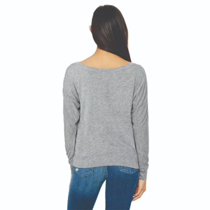 Camiseta de Manga Corta con Cuello Redondo para Mujer, Color Gris, Corte Holgado, Estilo Casual, Primavera Verano, Tejido de Punto, Algodón Jersey - Product Image 2