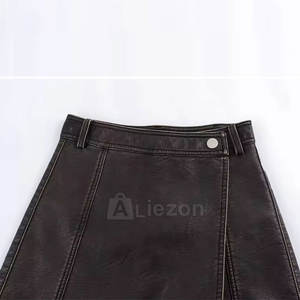 Jupes en cuir élégantes pour femmes avec un design moderne Jupes en cuir pour femmes Jupes en cuir réglables - Product Image 3