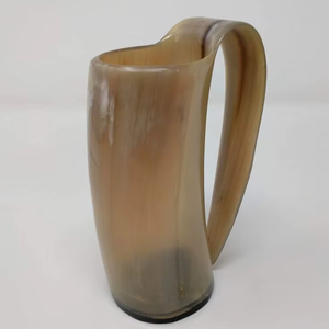 ด้ามจับแก้วฮอร์นธรรมชาติฉนวนกันความร้อนเป็นมิตรกับสิ่งแวดล้อมดีไซน์ห้องครัวทันสมัยสำหรับบรรจุภัณฑ์โลโก้ที่ปรับแต่งได้ - Product Image 1