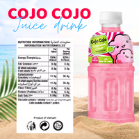 Cojo Cojo – Meilleur prix de gros, OEM, ODM, marque privée, jus de fruits diététique saveur barbe à papa et nata de coco, très demandé