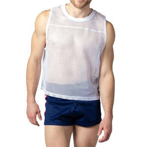 Vêtements de sport pour hommes Maillots en maille à séchage rapide 100% Polyester Logo personnalisé Haute qualité Sublimation complète Nouveau modèle Plus Size XL - Product Image 5
