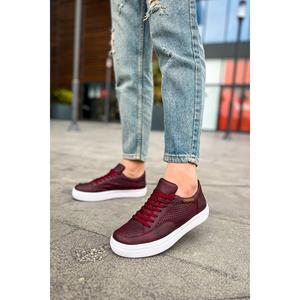 Ch015 Cbt รองเท้าผู้ชายรุ่นแรกสีแดงใส - Product Image 1