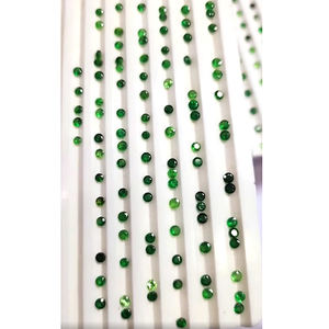 247ชิ้นของ tsavorite ธรรมชาติ3มม. 4มม. รอบ Facet 45 CTS ล็อต iroc ขายสีเขียว tsavorite อัญมณีหลวมตัดเรา $360 - Product Image 5