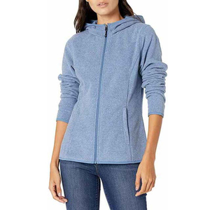 2024 nuevo estilo pesado 450GSM algodón polar Sudadera con capucha de gran tamaño para mujer de talla grande cremallera diseño transpirable para otoño verano - Product Image 1