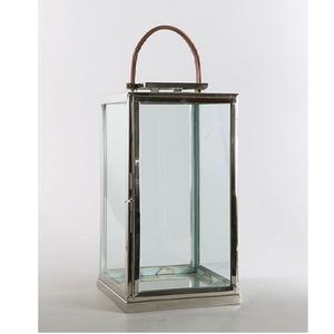 Candelabro de Metal con revestimiento negro mate, soporte elegante para decoración del hogar, luz en T, linterna para decoración de Navidad - Product Image 2