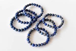 Hot Selling Blue Color Lapis Lazuli 8mm Round Natural Crystal Beaded <b>Healing</b> <b>Bracelet</b> for Meditation Jewelry - Product Image 4