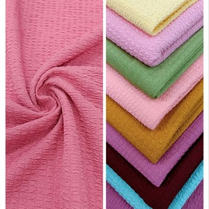 Precio barato al por mayor tela de punto con volantes poliéster y Spandex antiestático retráctil resistente estirable y duradero textil - Product Image 2