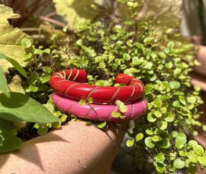 Brazalete de resina con abalorio Simple clásico para mujer, cuentas hechas a mano, joyería de fiesta, collar y brazalete para mujer - Product Image 2