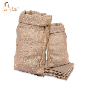 Sacs en jute B-Twill de haute qualité avec logo personnalisé 100% naturel écologique pour 25-40-50-60-90-100 KG emballage de riz cadeau d'achat - Product Image 2