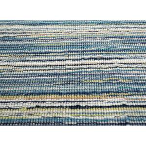 Contour Ivory Handmade Wool Viscose <b>Rugs</b> 10mm Classic Striped Abstract Rectangle Hallway Jacquard Design for Home Use-Hwv-51036 - Product Image 3