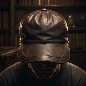 Gorra de cuero de béisbol OEM Gorras a presión de cuero de moda Sombreros cómodos de cuero genuino personalizados - Product Image 1