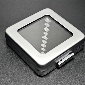 Bijoux fins, pierre de diamant de laboratoire radiante, 0,5 CT, VVS, couleur D - Product Image 3