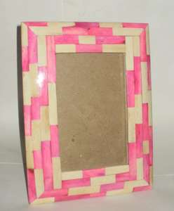 Marco de fotos con incrustaciones de resina de hueso de madera hermoso hecho a mano de la mejor calidad, arte decorativo indio pulido personalizado - Product Image 6