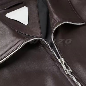 Latest Style Wholesale High Quality OEM Service Windproof Waterproof Breathable Eco-Friendly Men Winter Genuine Jacket Cow <b>Skin</b> - Product Image 4