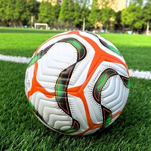 Ballon de football de Match professionnel SIZE5 de haute qualité pour adultes entraînement en plein air Football à vessie en butyle souple en PU résistant à l'usure - Product Image 1