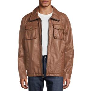 Blouson bombardier de luxe en cuir de mouton pour homme respirant hiver logo avant personnalisé - Product Image 1