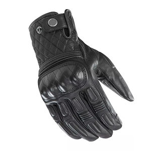 Gants de moto en cuir pour homme, noirs/rouges, à doigts complets, pour la course automobile, utilisation hivernale, séchage rapide, respirants - Product Image 5