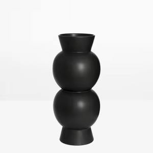 Sculpted Brass Metal <b>Vase</b> Elegant Decorative Floral Container for Home Decor Modern Living Room and Dining Table Display - Product Image 5