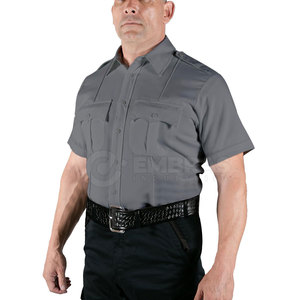 Chemise de vol respirante d'aspect professionnel 100% coton tissu extensible boutons sécurisés confort toute la journée - Product Image 5