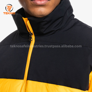 2025 personnalisé High Street hiver rembourré veste de haute qualité en plein air bouffant plaine fermeture éclair bulle vêtements d'extérieur en gros OEM service - Product Image 4