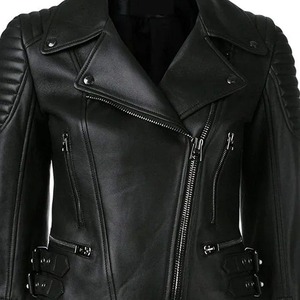 Veste tissée matelassée en cuir de peau de mouton d'hiver pour femmes de haute qualité, respirante et solide, teintée en matériau de première qualité - Product Image 5