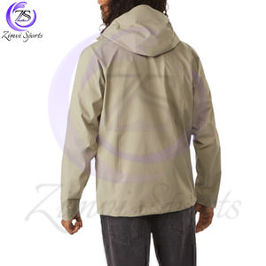 Vestes imperméables ou coupe-vent de grande taille pour la randonnée en plein air avec capuche de bon fournisseur entièrement personnalisées - Product Image 3
