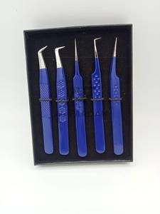 2024 AL FARDAN AF_ET_924 Fibre d'acier inoxydable Logo personnalisé pointe pointue 90 degrés pince à cils de haute qualité - Product Image 4