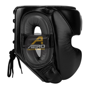 Professional Comfortable Custom Logo Boxing <b>Head</b> Guard Genuine Synthetic Leather for <b>Training</b> - Product Image 4