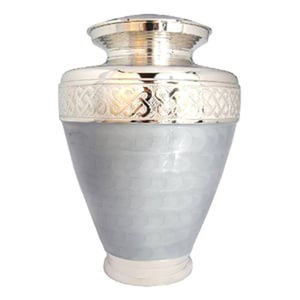 Urna funeraria de cremación para adultos, diseño de moda grabada, esmalte terminado, marrón, hecha a mano, para cenizas humanos y suministros funerarios - Product Image 4