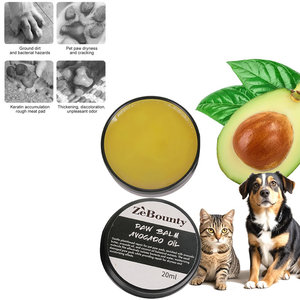 Baume pour animaux de compagnie personnalisable, écologique, à base d'extrait d'avocat naturel et de vitamine E, hydratant et réparateur, pour chiens, chats, nez et griffes - Product Image 3
